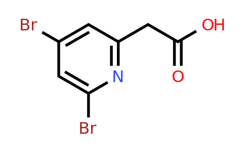 CAS 1393541-16-6 | (4,6-Dibromopyridin-2-YL)acetic acid