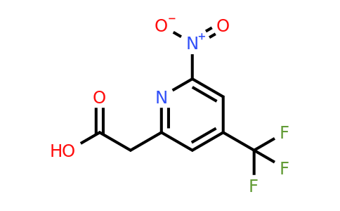 CAS 1393541-23-5 | [6-Nitro-4-(trifluoromethyl)pyridin-2-YL]acetic acid