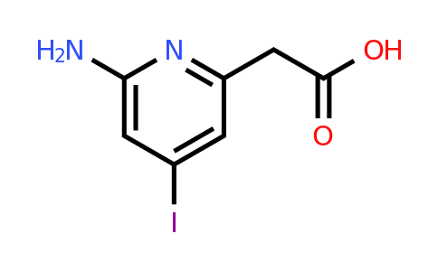CAS 1393541-32-6 | (6-Amino-4-iodopyridin-2-YL)acetic acid