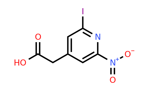 CAS 1393541-43-9 | (2-Iodo-6-nitropyridin-4-YL)acetic acid