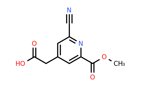 [2-Cyano-6-(methoxycarbonyl)pyridin-4-YL]acetic acid