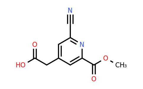 CAS 1393541-45-1 | [2-Cyano-6-(methoxycarbonyl)pyridin-4-YL]acetic acid