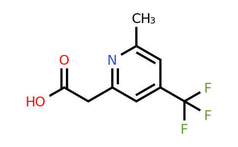 CAS 1393541-53-1 | [6-Methyl-4-(trifluoromethyl)pyridin-2-YL]acetic acid