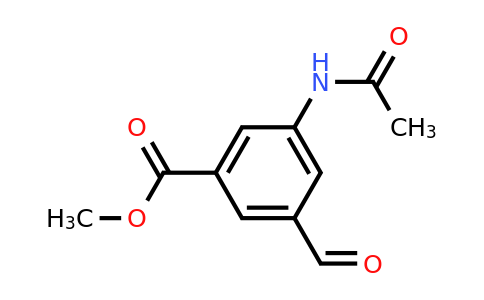 CAS 1393541-54-2 | Methyl 3-(acetylamino)-5-formylbenzoate
