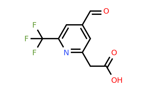 CAS 1393541-56-4 | [4-Formyl-6-(trifluoromethyl)pyridin-2-YL]acetic acid