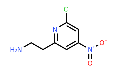 CAS 1393541-57-5 | 2-(6-Chloro-4-nitropyridin-2-YL)ethanamine