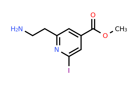 CAS 1393541-63-3 | Methyl 2-(2-aminoethyl)-6-iodoisonicotinate