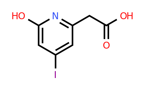 CAS 1393541-74-6 | (6-Hydroxy-4-iodopyridin-2-YL)acetic acid