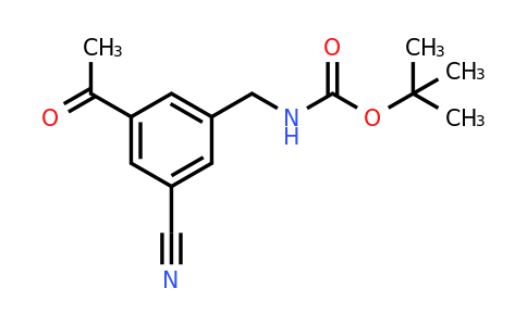CAS 1393542-91-0 | Tert-butyl 3-acetyl-5-cyanobenzylcarbamate