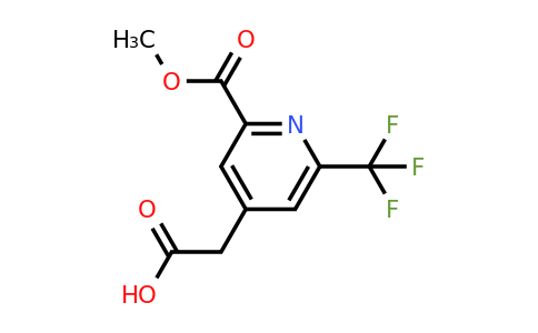 CAS 1393542-96-5 | [2-(Methoxycarbonyl)-6-(trifluoromethyl)pyridin-4-YL]acetic acid