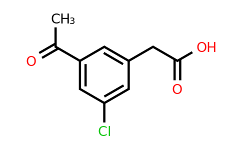 CAS 1393543-05-9 | (3-Acetyl-5-chlorophenyl)acetic acid