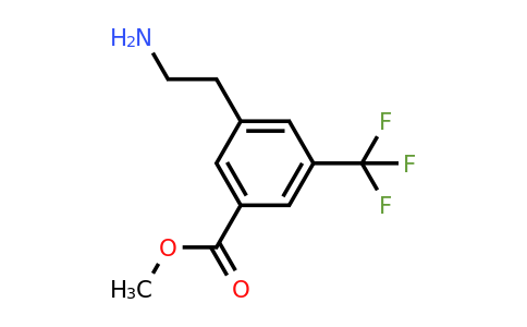 CAS 1393543-07-1 | Methyl 3-(2-aminoethyl)-5-(trifluoromethyl)benzoate