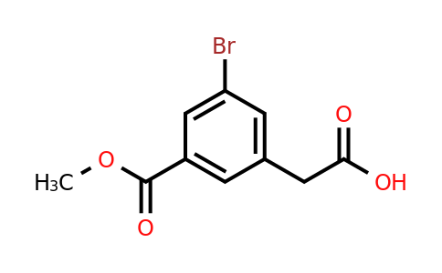 CAS 1393543-09-3 | [3-Bromo-5-(methoxycarbonyl)phenyl]acetic acid