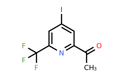 CAS 1393543-17-3 | 1-[4-Iodo-6-(trifluoromethyl)pyridin-2-YL]ethanone