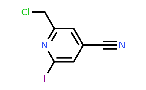 CAS 1393543-18-4 | 2-(Chloromethyl)-6-iodoisonicotinonitrile