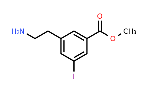 CAS 1393543-26-4 | Methyl 3-(2-aminoethyl)-5-iodobenzoate