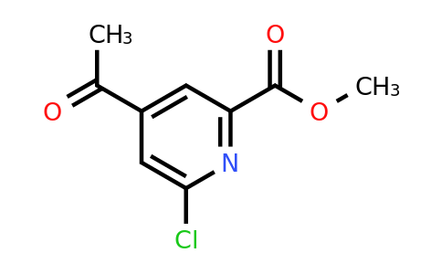 CAS 1393543-28-6 | Methyl 4-acetyl-6-chloropyridine-2-carboxylate