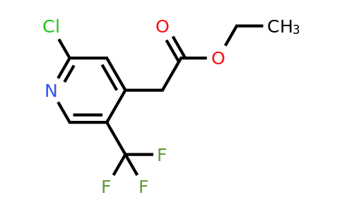 CAS 1393543-36-6 | Ethyl [2-chloro-5-(trifluoromethyl)pyridin-4-YL]acetate