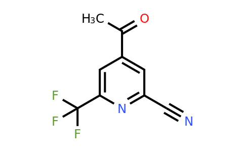 CAS 1393543-39-9 | 4-Acetyl-6-(trifluoromethyl)pyridine-2-carbonitrile