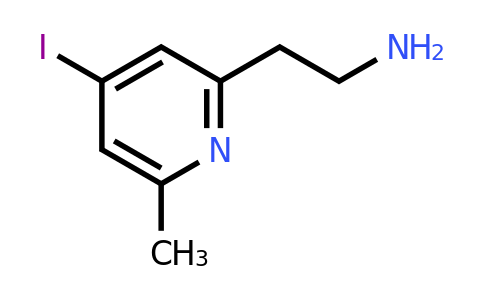 CAS 1393543-44-6 | 2-(4-Iodo-6-methylpyridin-2-YL)ethanamine