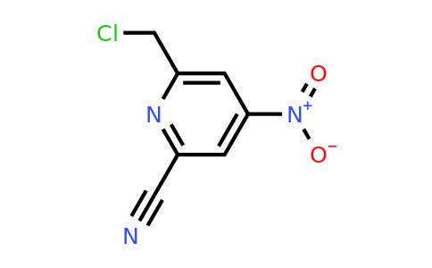 CAS 1393543-48-0 | 6-(Chloromethyl)-4-nitropyridine-2-carbonitrile