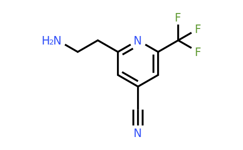 CAS 1393543-49-1 | 2-(2-Aminoethyl)-6-(trifluoromethyl)isonicotinonitrile