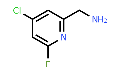 CAS 1393543-50-4 | (4-Chloro-6-fluoropyridin-2-YL)methylamine