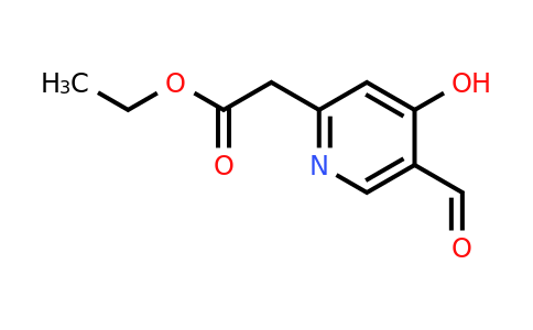 CAS 1393543-51-5 | Ethyl (5-formyl-4-hydroxypyridin-2-YL)acetate