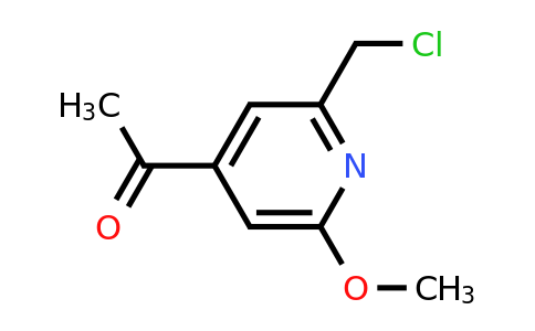 CAS 1393543-55-9 | 1-[2-(Chloromethyl)-6-methoxypyridin-4-YL]ethanone
