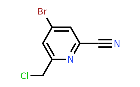 CAS 1393543-57-1 | 4-Bromo-6-(chloromethyl)pyridine-2-carbonitrile