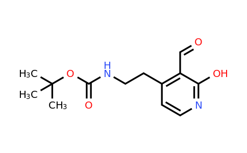 CAS 1393543-58-2 | Tert-butyl 2-(3-formyl-2-hydroxypyridin-4-YL)ethylcarbamate
