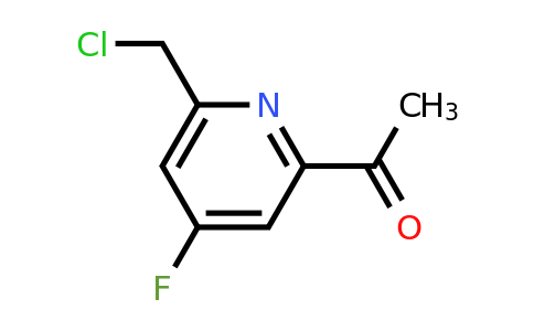 1-[6-(Chloromethyl)-4-fluoropyridin-2-YL]ethanone