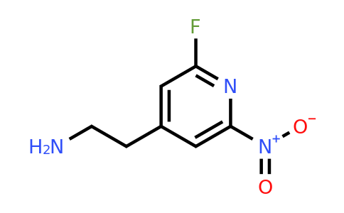CAS 1393543-68-4 | 2-(2-Fluoro-6-nitropyridin-4-YL)ethanamine