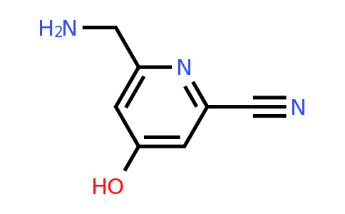 CAS 1393543-72-0 | 6-(Aminomethyl)-4-hydroxypyridine-2-carbonitrile