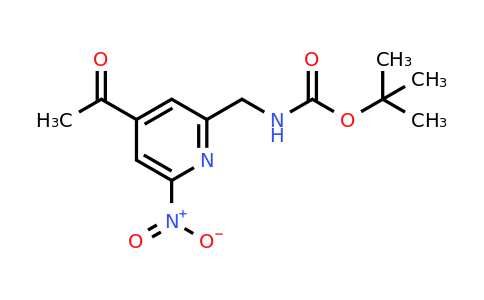 CAS 1393543-75-3 | Tert-butyl (4-acetyl-6-nitropyridin-2-YL)methylcarbamate