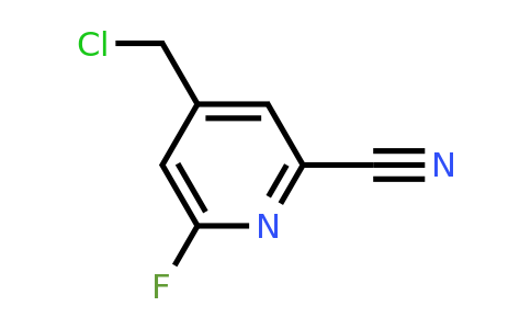 CAS 1393543-76-4 | 4-(Chloromethyl)-6-fluoropyridine-2-carbonitrile