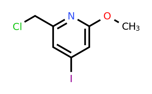 CAS 1393543-77-5 | 2-(Chloromethyl)-4-iodo-6-methoxypyridine
