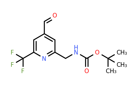 CAS 1393543-79-7 | Tert-butyl [4-formyl-6-(trifluoromethyl)pyridin-2-YL]methylcarbamate