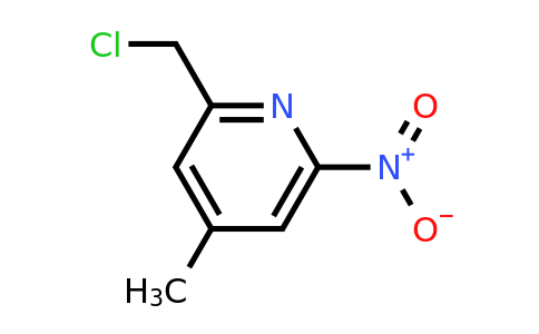 CAS 1393543-81-1 | 2-(Chloromethyl)-4-methyl-6-nitropyridine