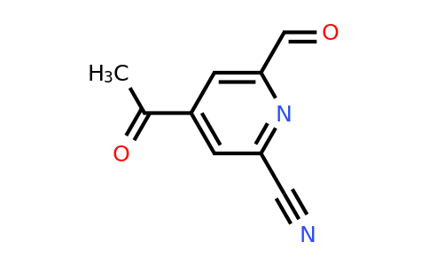CAS 1393543-95-7 | 4-Acetyl-6-formylpyridine-2-carbonitrile