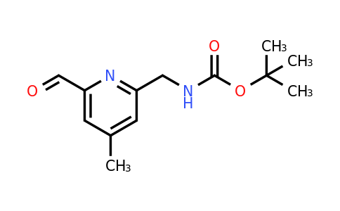 CAS 1393544-04-1 | Tert-butyl (6-formyl-4-methylpyridin-2-YL)methylcarbamate