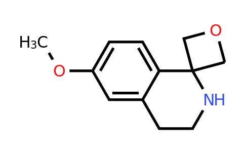 CAS 1393544-06-3 | 6-Methoxy-3,4-dihydro-2H-spiro[isoquinoline-1,3'-oxetane]