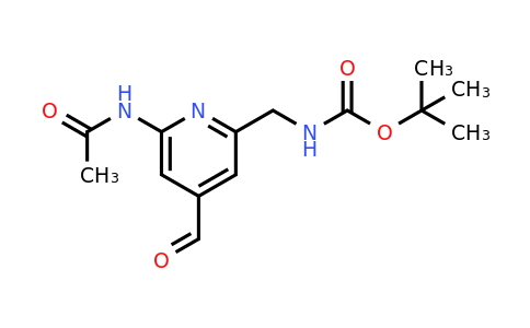 CAS 1393544-17-6 | Tert-butyl [6-(acetylamino)-4-formylpyridin-2-YL]methylcarbamate