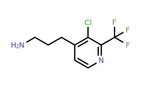 CAS 1393544-18-7 | 3-[3-Chloro-2-(trifluoromethyl)pyridin-4-YL]propan-1-amine