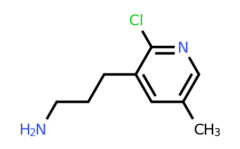 CAS 1393544-20-1 | 3-(2-Chloro-5-methylpyridin-3-YL)propan-1-amine
