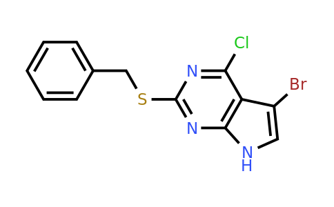 CAS 1393544-29-0 | 2-(Benzylthio)-5-bromo-4-chloro-7H-pyrrolo[2,3-D]pyrimidine