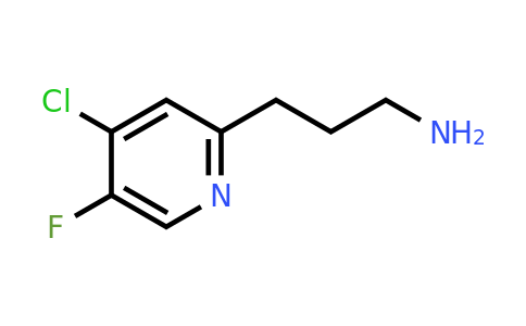 CAS 1393544-38-1 | 3-(4-Chloro-5-fluoropyridin-2-YL)propan-1-amine