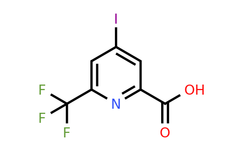CAS 1393544-43-8 | 4-Iodo-6-(trifluoromethyl)pyridine-2-carboxylic acid