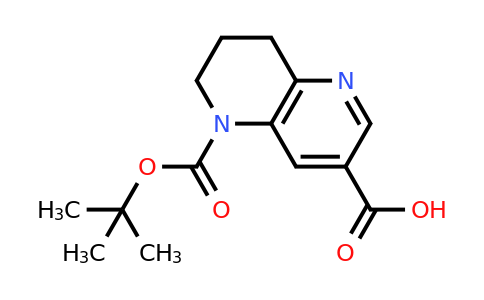 CAS 1393544-49-4 | 5-(Tert-butoxycarbonyl)-5,6,7,8-tetrahydro-1,5-naphthyridine-3-carboxylic acid