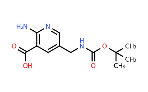 CAS 1393544-57-4 | 2-Amino-5-[[(tert-butoxycarbonyl)amino]methyl]nicotinic acid